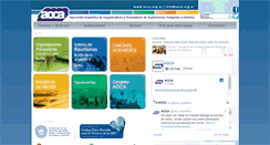 Desktop Screenshot of aoca.org.ar